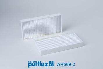 Purflux AH569-2 - Filter, interior air autospares.lv