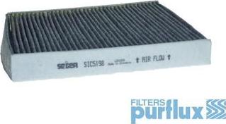 Purflux AHC484 - Filter, interior air autospares.lv
