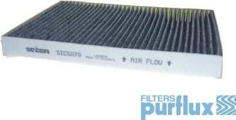 Purflux AHC535 - Filter, interior air autospares.lv