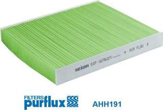 Purflux AHH191 - Filter, interior air autospares.lv