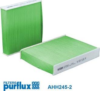 Purflux AHH245-2 - Filter, interior air autospares.lv