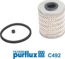 Purflux C492 - Fuel filter autospares.lv