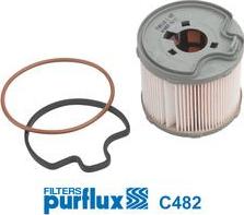 Purflux C482 - Fuel filter autospares.lv