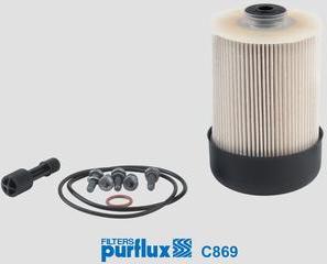 Purflux C869 - Fuel filter autospares.lv