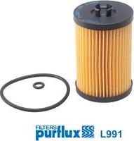 Purflux L991 - Oil Filter autospares.lv