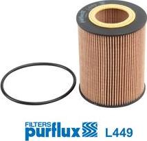 Purflux L449 - Oil Filter autospares.lv