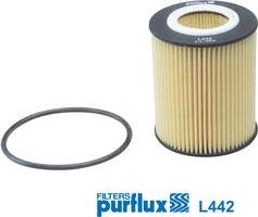 Purflux L442 - Oil Filter autospares.lv