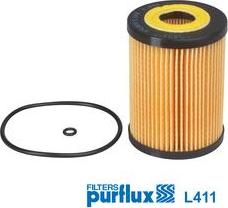 Purflux L411 - Oil Filter autospares.lv