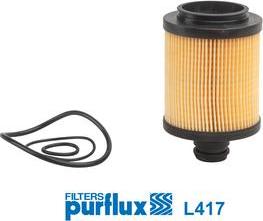 Purflux L417 - Oil Filter autospares.lv