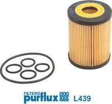 Purflux L439 - Oil Filter autospares.lv