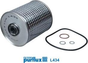 Purflux L434 - Oil Filter autospares.lv