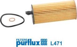 Purflux L471 - Oil Filter autospares.lv