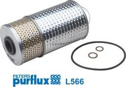 Purflux L566 - Oil Filter autospares.lv