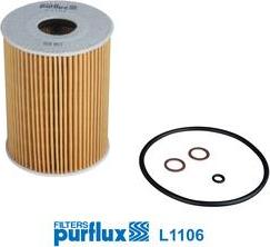 Purflux L1106 - Oil Filter autospares.lv