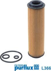 Purflux L366 - Oil Filter autospares.lv