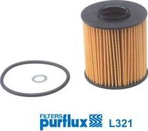 Purflux L321 - Oil Filter autospares.lv