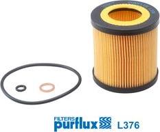 Purflux L376 - Oil Filter autospares.lv