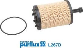 Purflux L267D - Oil Filter autospares.lv