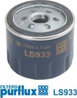 Purflux LS933 - Oil Filter autospares.lv