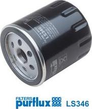 Purflux LS346 - Oil Filter autospares.lv