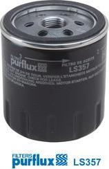 Purflux LS357 - Oil Filter autospares.lv