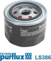 Purflux LS386 - Oil Filter autospares.lv