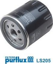 Purflux LS205 - Oil Filter autospares.lv