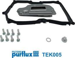 Purflux TEK005 - Hydraulic Filter, automatic transmission autospares.lv