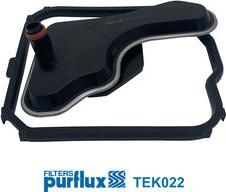 Purflux TEK022 - Hydraulic Filter, automatic transmission autospares.lv