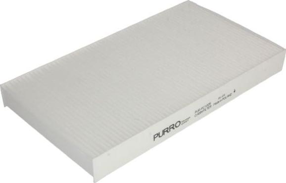 PURRO PUR-PC1005 - Filter, interior air autospares.lv