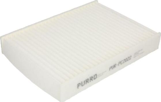 PURRO PUR-PC2022 - Filter, interior air autospares.lv