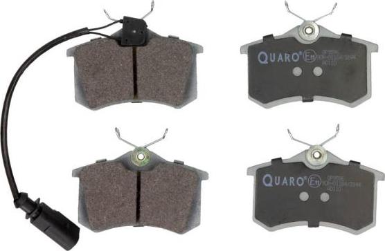 QUARO QP9596 - Brake Pad Set, disc brake autospares.lv