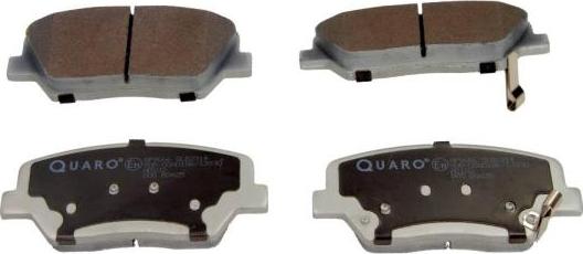 QUARO QP9666 - Brake Pad Set, disc brake autospares.lv