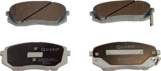 QUARO QP9180 - Brake Pad Set, disc brake autospares.lv