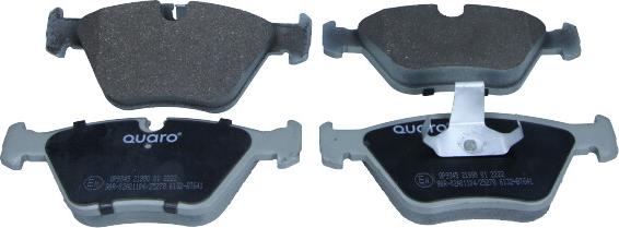 QUARO QP9345 - Brake Pad Set, disc brake autospares.lv