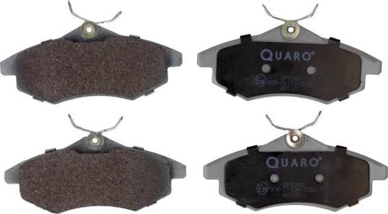 QUARO QP9380 - Brake Pad Set, disc brake autospares.lv