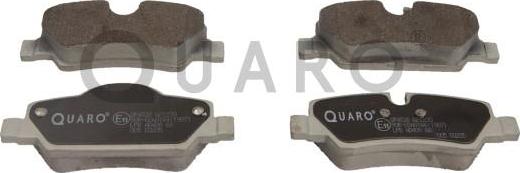 QUARO QP4538 - Brake Pad Set, disc brake autospares.lv