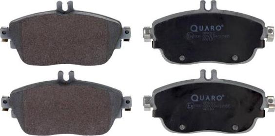 QUARO QP4012 - Brake Pad Set, disc brake autospares.lv