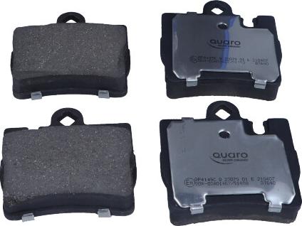 QUARO QP4149C - Brake Pad Set, disc brake autospares.lv