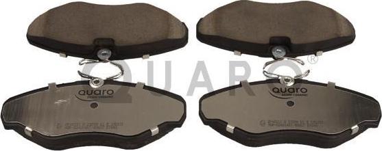 QUARO QP4821C - Brake Pad Set, disc brake autospares.lv