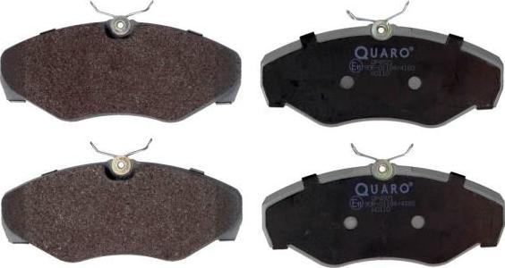 QUARO QP4821 - Brake Pad Set, disc brake autospares.lv