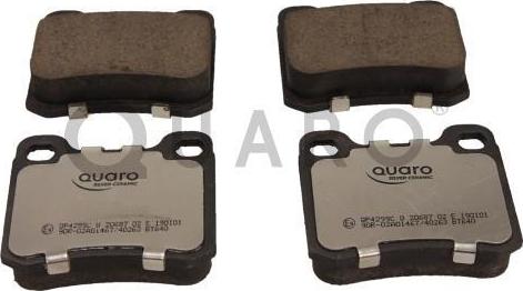 QUARO QP4299C - Brake Pad Set, disc brake autospares.lv
