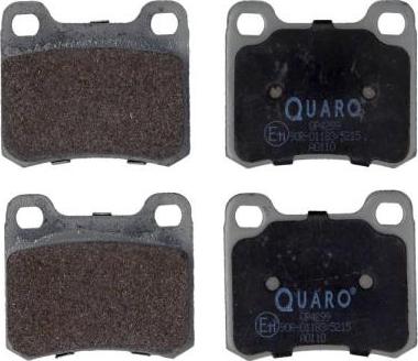 QUARO QP4299 - Brake Pad Set, disc brake autospares.lv