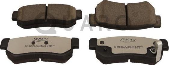 QUARO QP4792C - Brake Pad Set, disc brake autospares.lv