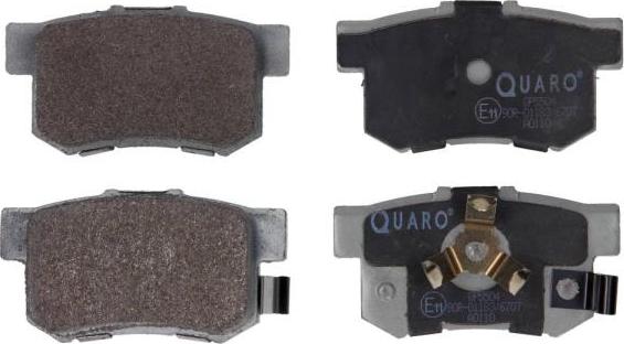 QUARO QP5504 - Brake Pad Set, disc brake autospares.lv