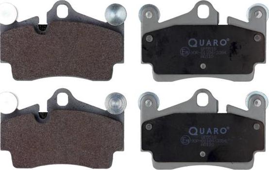 QUARO QP5518 - Brake Pad Set, disc brake autospares.lv