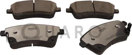 QUARO QP5072C - Brake Pad Set, disc brake autospares.lv