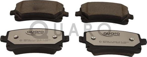 QUARO QP5769C - Brake Pad Set, disc brake autospares.lv