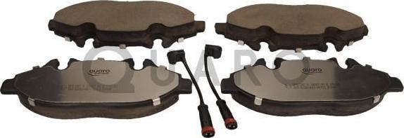 QUARO QP5728C - Brake Pad Set, disc brake autospares.lv