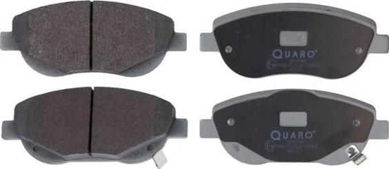 QUARO QP6990 - Brake Pad Set, disc brake autospares.lv